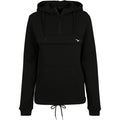 Pull Over Hoodie Damen schwarz Farbe
