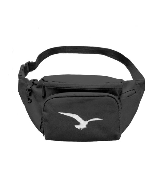 Bauchtasche schwarz mit Logo