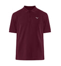 Burgundy-Polo Shirt men Logo  Adler