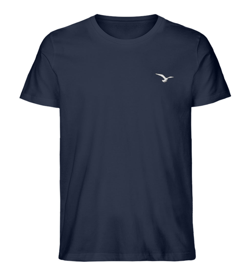 French Navy-Herren Tshirt Logo Stick