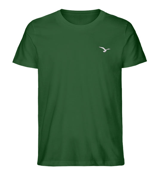 Dunkelgrün-Herren Tshirt Logo Stick