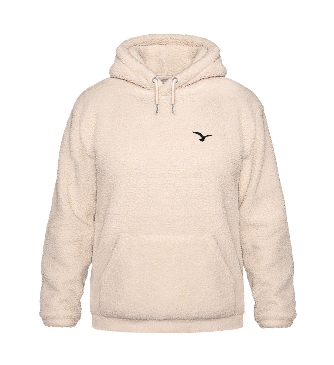 Teddy Hoodie Adler Logo rechts