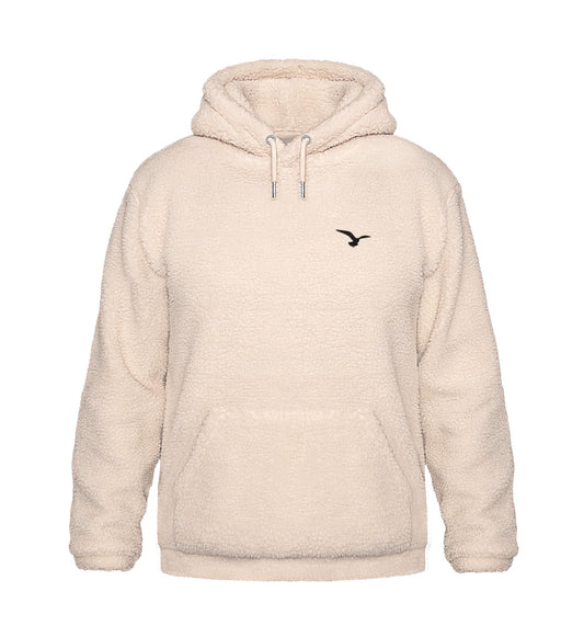 Teddy Hoodie Adler Logo rechts