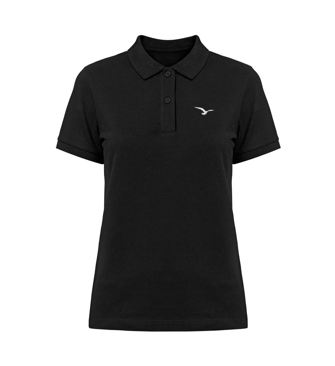 Polo Shirt Damen schwarz